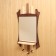 Carved mirror with a shelf, 3 hooks, combined