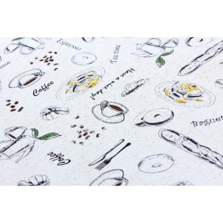 MEIWA tablecloth, rectangular, 122 x 152 cm, beige color-5