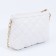 Bag Cross-Bodi with a zipper, white color