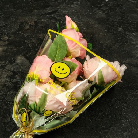 Package Flower cone, white, 28x9x44cm ± 1cm-3
