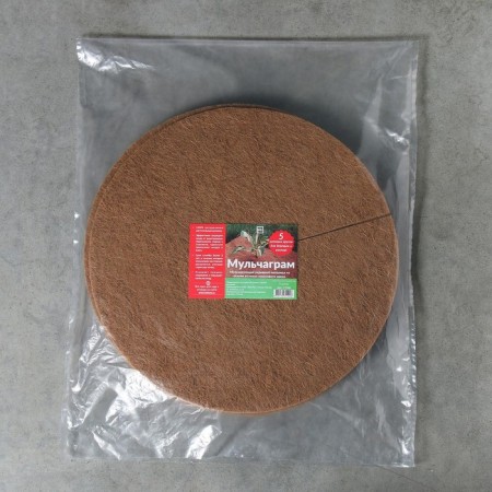 The circle is trunk, d = 0.9 m, from the coconut canvas, a set of 5 pcs., "Mulchamagram"-10