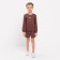 Kidsa (sweatshirt, shorts) minku, brown color, height 122 cm