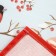 Apron "Ethel" Winter Birds 60x70cm, 100% cotton, sarzha 190 g/m2