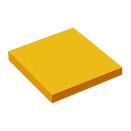 Block with a sticky edge of 76*76mm 100l intense orange-1