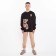 Kit for children (sweatshirt, trousers), black/beige color, height 146 cm