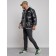 Eco -leather jacket men, size 54, black color