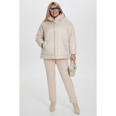 Women's jacket, size 68, dairy color-1