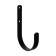 The hook is wall, universal, 160x100x20, black color