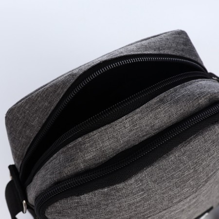 Male bag, gray color-4