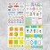 Album of stickers, 8 sheets, Sweet Life, 11 x 16 cm