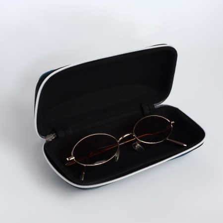 Lightning glasses case, green color-4