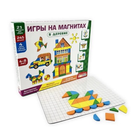 Магнитная мозаика «В деревне»-1