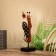 Mask "Zebra" on a stand, Albezia 40 cm