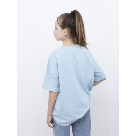 T-shirt unisex, size 46, heavenly blue color-3