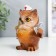 Souvenir Polystone Lac "Filin - Medical Worker" 10.2x5.7x9.7 cm