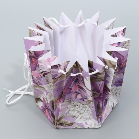 Aquabox for flowers "Flowers", 14.5 x 14.5 x 14.5 cm-4