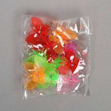 Clips for plants "Butterfly", set of 10 pcs., Mix-3