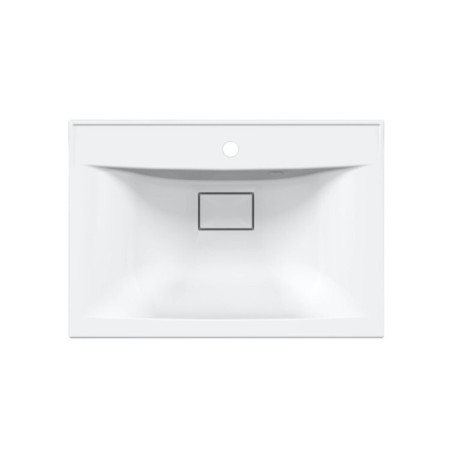 Paola Elegante sink, half -vested, 65 cm, rectangular-3