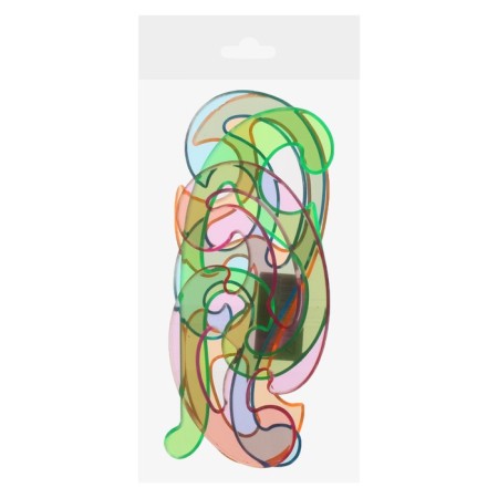 Set of patterns 4 pcs. Calligrata, transparent, color-4