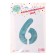 Foil ball 40 "Figure 6", pale blue