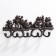 Decorative metal hooks "Frogs" 14x31x4 cm