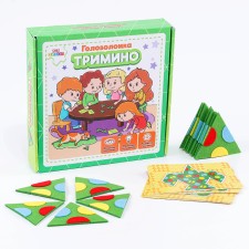 Accounts from felt “puzzle. Trimino 