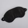 Sleel Mask "Silk", 19 × 10 cm, elastic band is single, black color