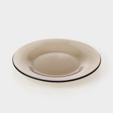 Dessert glass “Warxshop Brows”, d = 20 cm, brown color