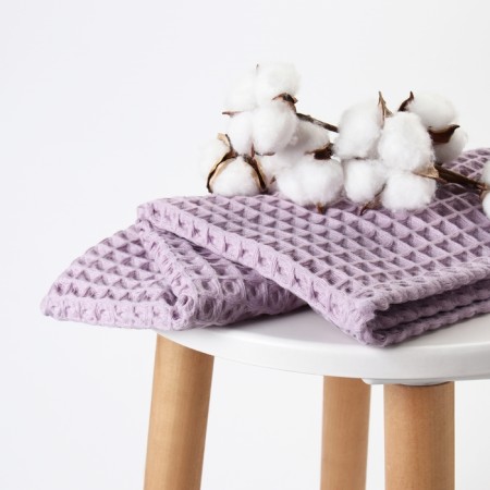 Wafer Boin Boho Boho Boil towel 45*90 cm, col. Lilac, 100% HL