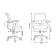 A chair bureaucrat, with armrests, pink, back mesh, white plastic, ch-w797/pk/TW-13A