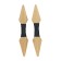 Kunai wooden tree games, 2 pcs