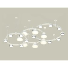 Ambrella Light Acrylic lamp, XR92212100, GX53 LED 12 W, white sand, silver, white matte color