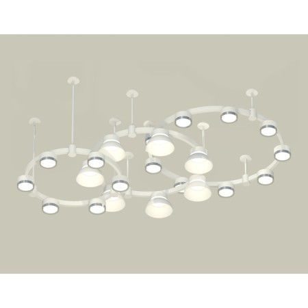 Ambrella Light Acrylic lamp, XR92212100, GX53 LED 12 W, white sand, silver, white matte color