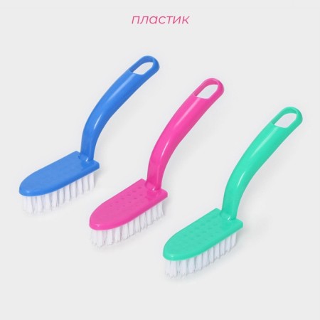 A set of brushes with a curved elongated handle of a dilan, 15 cm, 3 pcs-2