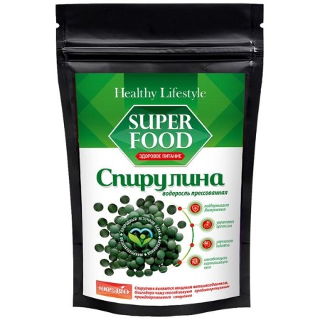 Spirulina Healthy Lifestyle, pressed algae, 150 g