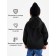 Demi -season windbreaker for Minaku boys from SoftShell on fleece, waterproof, black, height 92 cm