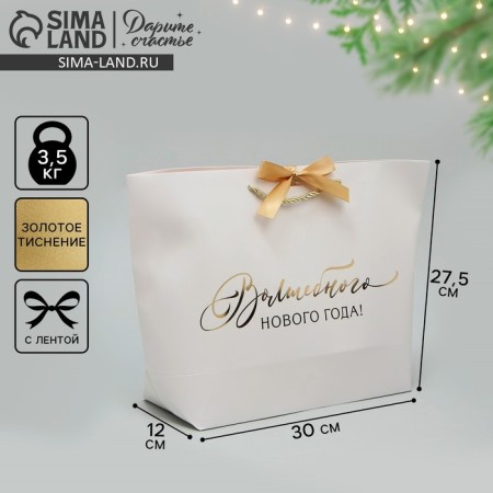 Gift Package "Magic", 30 x 27.5 x 12 cm, New Year