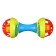 The rattle "Bright dumbbell", with elastic elements