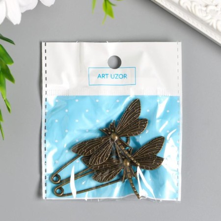 Pins Metal "Dragonfly" 6.5x3.1 cm-5
