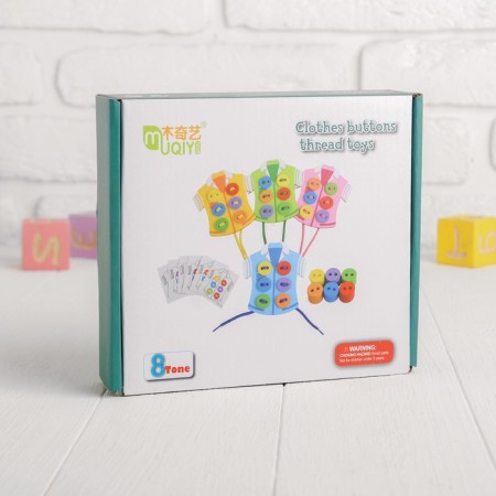Developing set Lacing »Sew a button» 4 × 18 × 16 cm-3