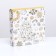 New Year. Box for 8 sweets and chocolate, 17.7x17.7x3.8 cm, confectionery packaging