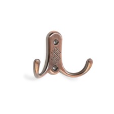 Hook furniture tundra TKD024 Light, two -rod, copper