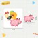 Developing set "Logical tasks", numbers, animals