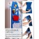 Pockets in the kindergarten "Tigerok", for a children's locker, 83x24 cm, blue