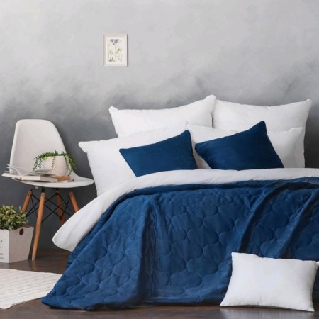 Set "Trust": a cover 230 x 250 cm, pillowcases 45 x 45 cm - 2 pcs, blue