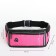 Lightning waist bag, 3 departments, pink color
