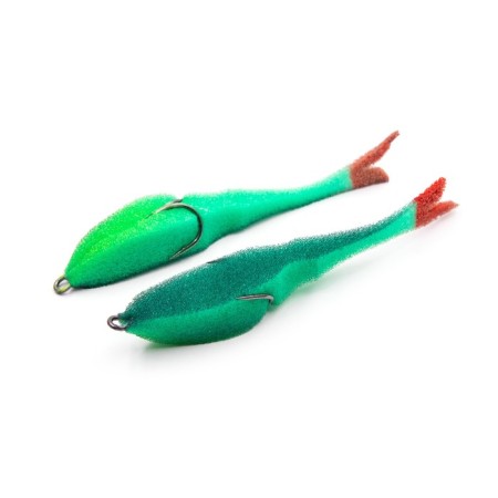 Foamen fish yaman devious minnow on a double, 135 mm, color 17 UV, 5 pcs.