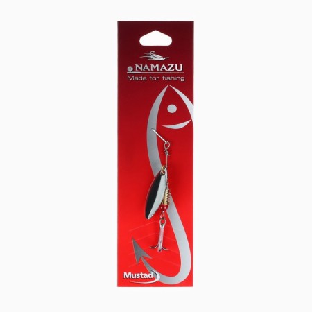 Spinning spinning namazu alleria, 5 g, silver color-1