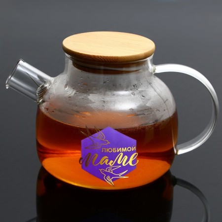 Glass kettle "Mom", 1000 ml-3