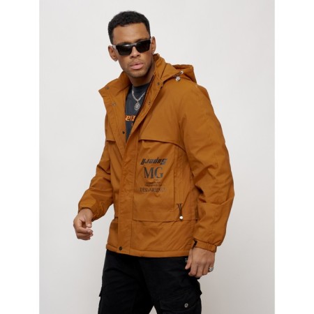 Sports male jacket, size 52, mustard color-4